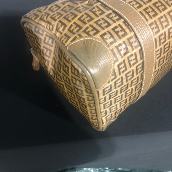 💥SOLD💥🌺Restored Authentic Fendi Monogram Boston Satchel🌺 - Picture 10 of 14